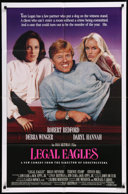 Legal Eagles (1986) Original US One Sheet Movie Poster