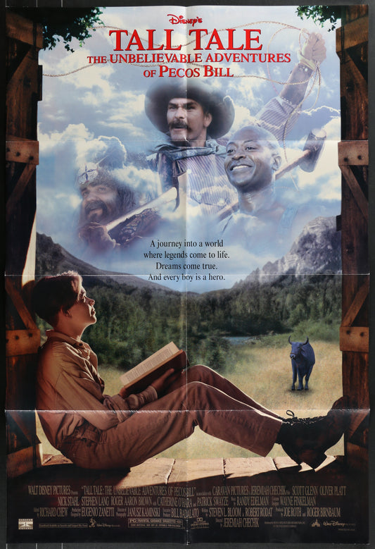 Tall Tale: The Unbelievable Adventures Of Pecos Bill (1995) Original US One Sheet Movie Poster