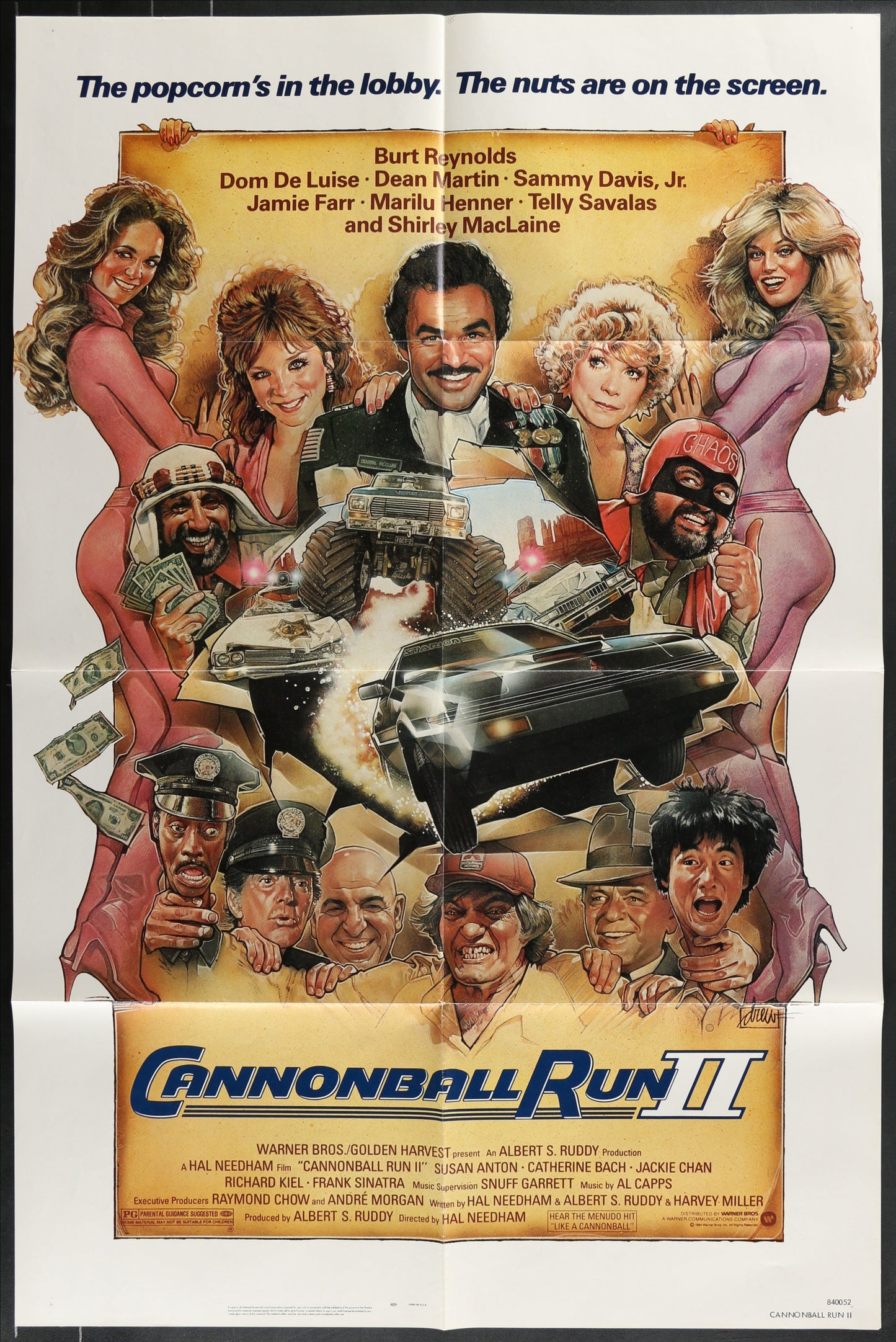 Cannonball Run II (1984) Original US One Sheet Movie Poster