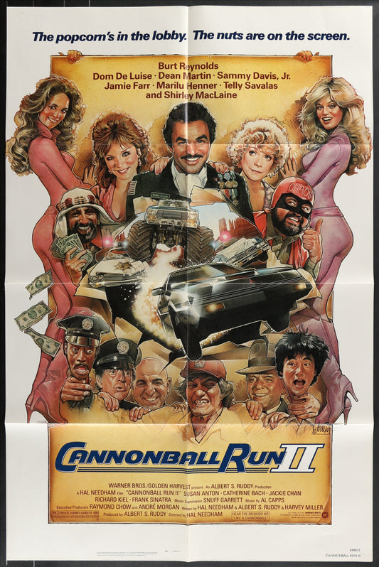 Cannonball Run II (1984) Original US One Sheet Movie Poster