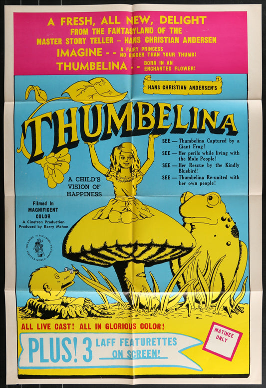 Thumbelina (1970) Original US One Sheet Movie Poster