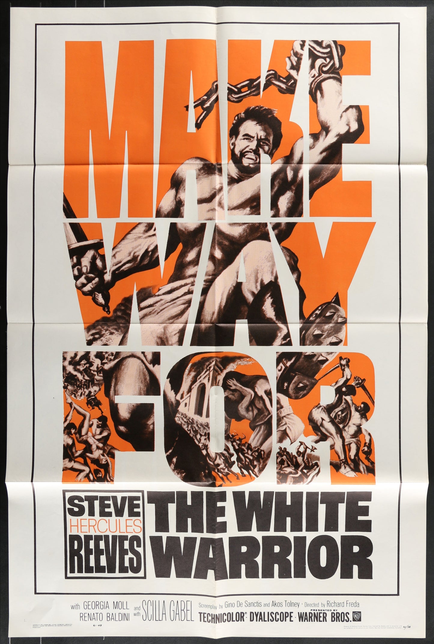 The White Warrior (1961) Original US One Sheet Movie Poster
