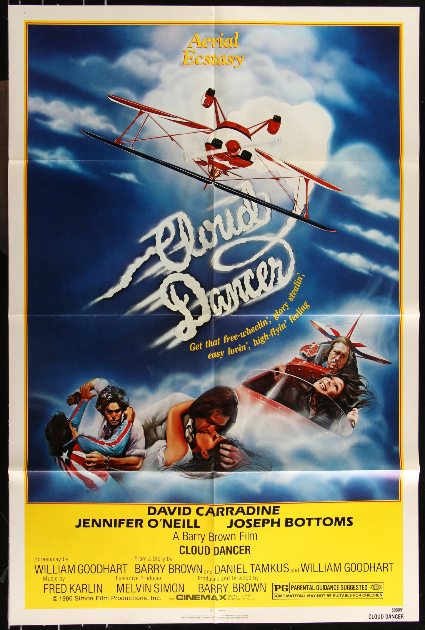 Cloud Dancer (1980) Original US One Sheet Movie Poster