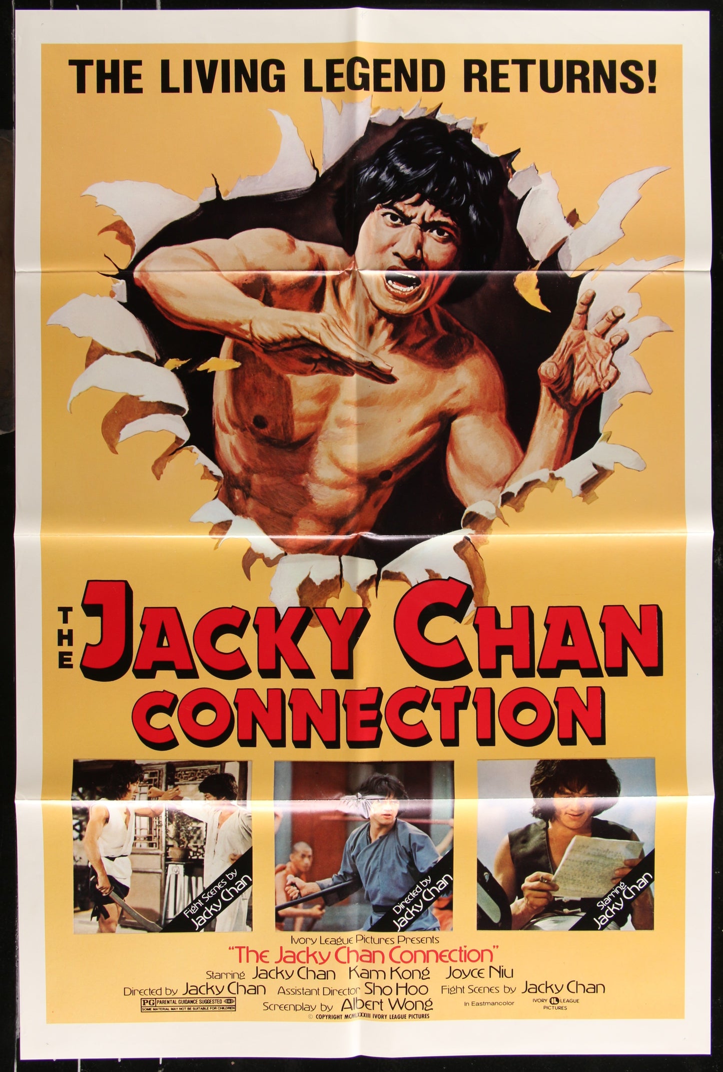 The Jacky Chan Connection (1983 RR) Original US One Sheet Movie Poster