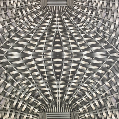 Woven Metal Basket Wallpaper