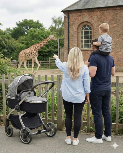 Nebula Pushchair Bundle - 5 Piece Set - Paris Signature