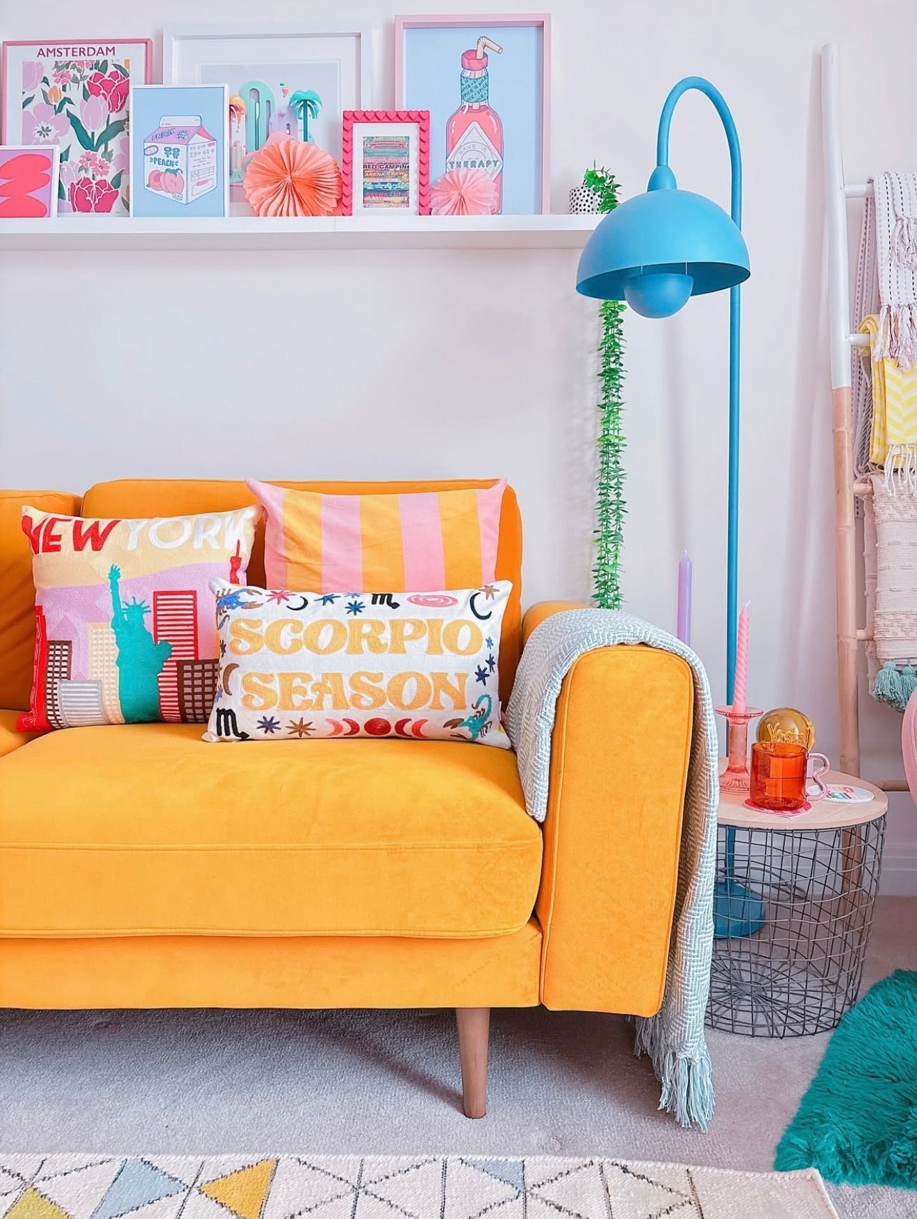 Scorpio Season Needlepoint Cushion