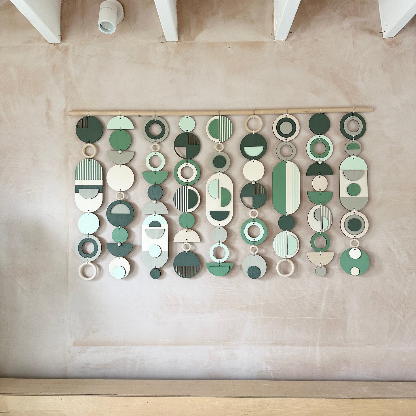 Green Wall Art - Home Decor - Modern Wall Art  - Large Centre Piece Art - Wall Tapestry