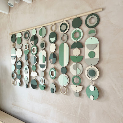 Green Wall Art - Home Decor - Modern Wall Art  - Large Centre Piece Art - Wall Tapestry