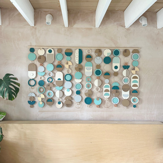 Blue Costal Wall Art - Home Decor - Huge Centre Piece Art - Wall Tapestry - Tapestry - Blue Art