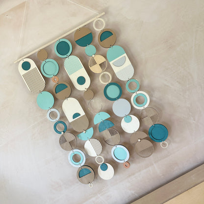 Blue Costal Wall Art - Home Decor - Large Centre Piece Art - Wall Tapestry - Large Tapestry - Blue Art