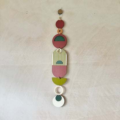 Eclectic Wall Hangings - Geometric Wall Art - Luxury Wall Decor - Mid-Century Home Decor - Slim Long Wall Tapestry