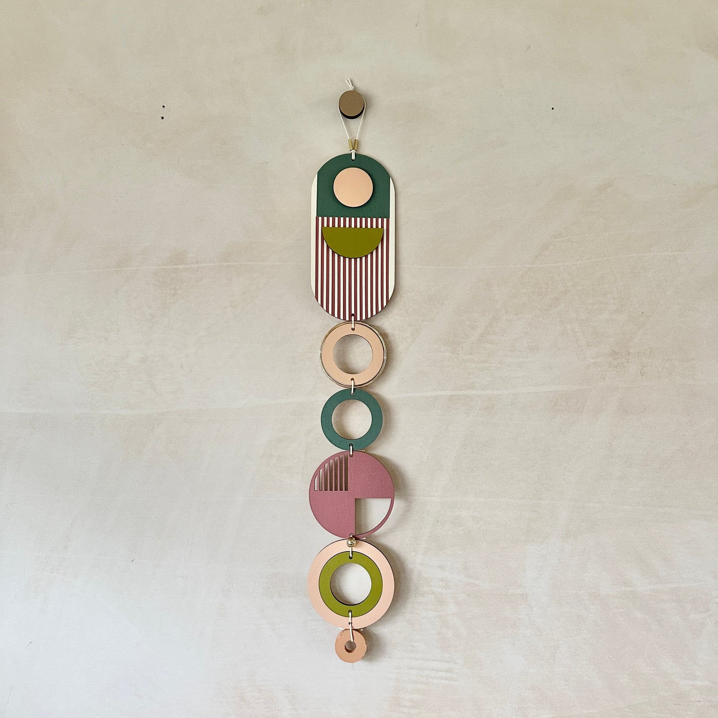 Eclectic Wall Hangings - Geometric Wall Art - Luxury Wall Decor - Mid-Century Home Decor - Slim Long Wall Tapestry