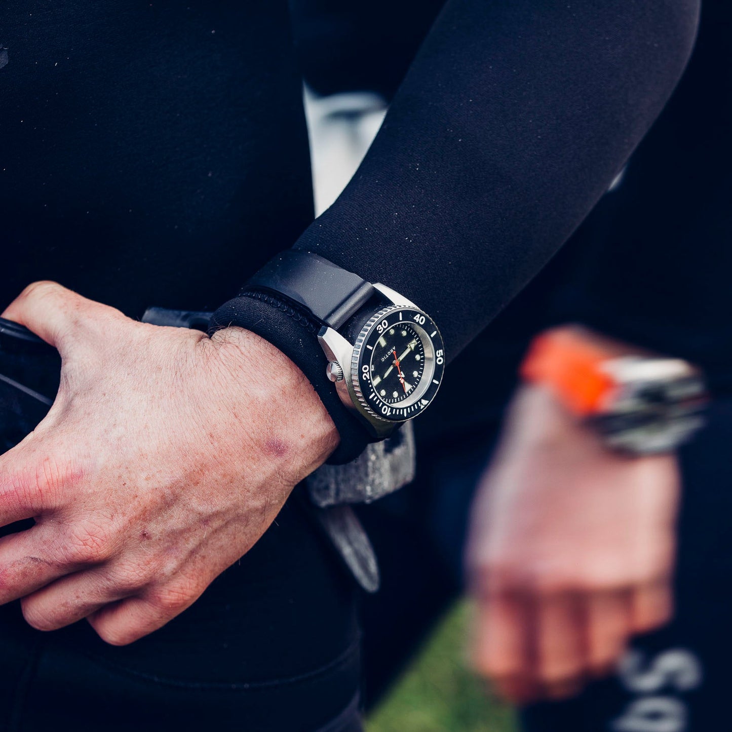 'Arctic' 500m Dive Watch (43mm) | Pitch Black