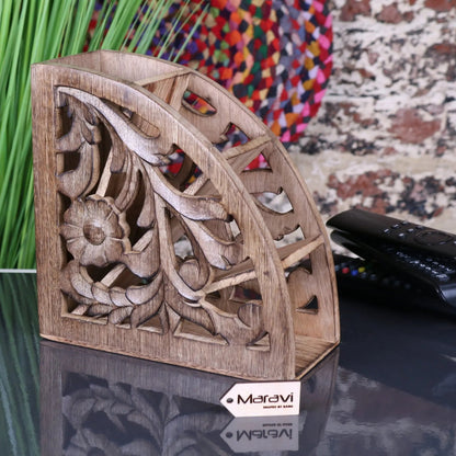 Yanam Wooden Remote Control Holder