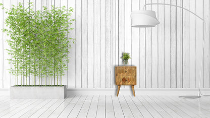 Pineapple Carve 2 Drawer Bedside