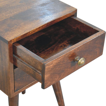Mini 2 DrawerCalifornia Walnut Bedside