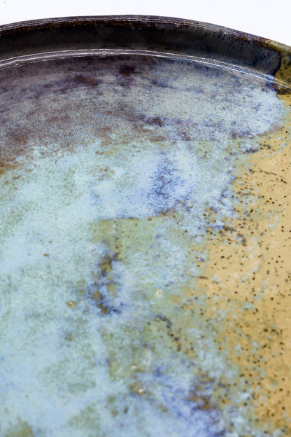 27 cm Shoreline Stoneware Handmade Ceramic Dinner Plate