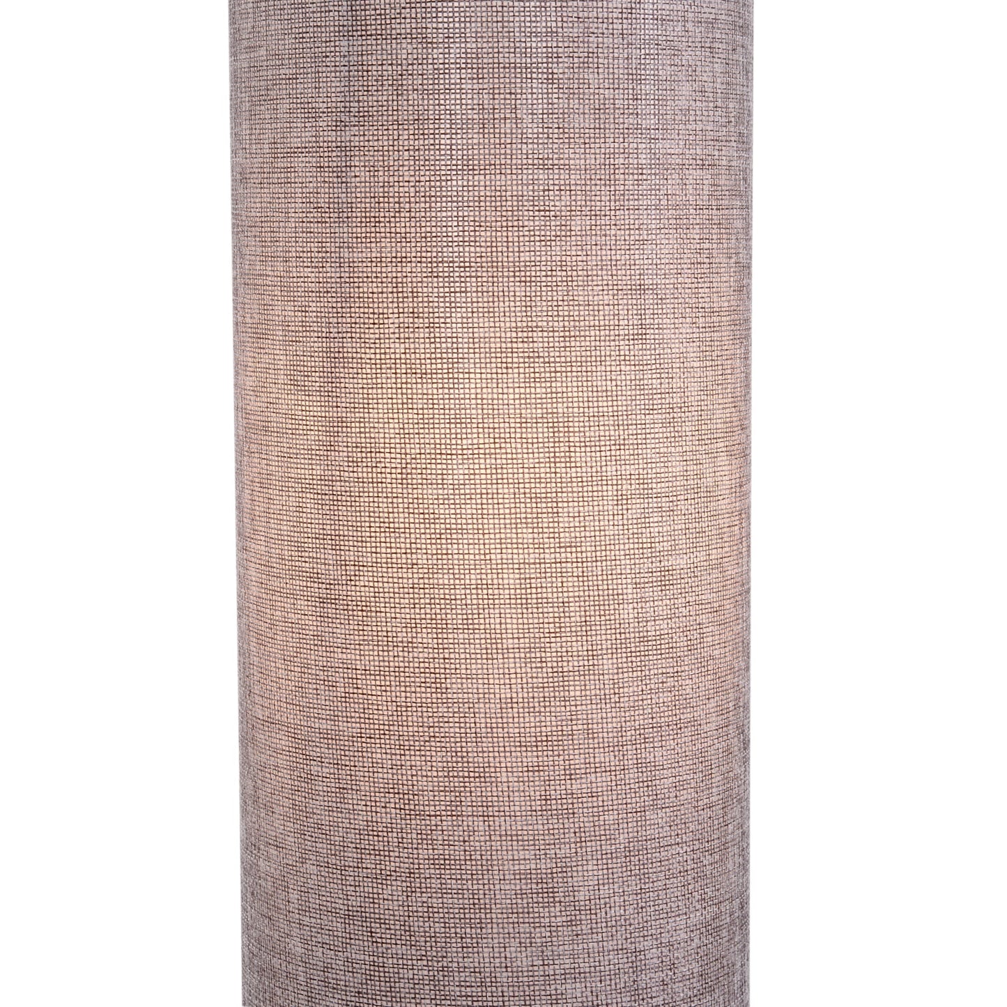 HOMCOM 47-Inch Modern Wooden Floor Lamp for Bedroom, Study or Living Space with Fabric Linen Shade (Grey)  120 CM