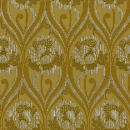 Vintage floral Damask Wallpaper