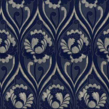 Vintage floral Damask Wallpaper