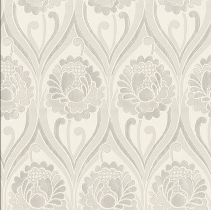 Vintage floral Damask Wallpaper