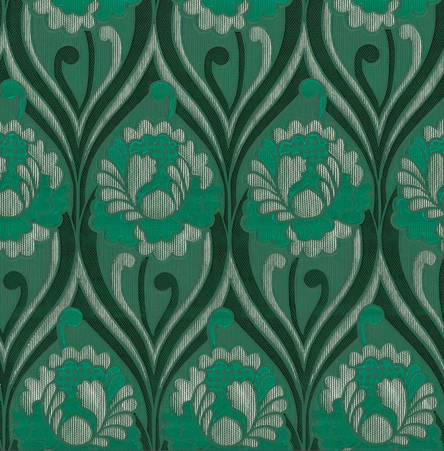 Vintage floral Damask Wallpaper