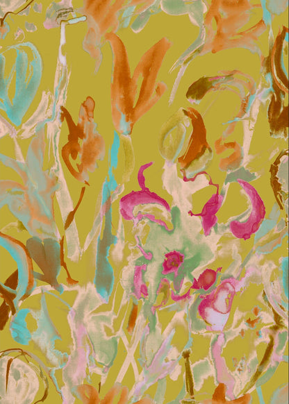 Watercolour Floral Wallpaper