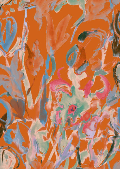 Watercolour Floral Wallpaper