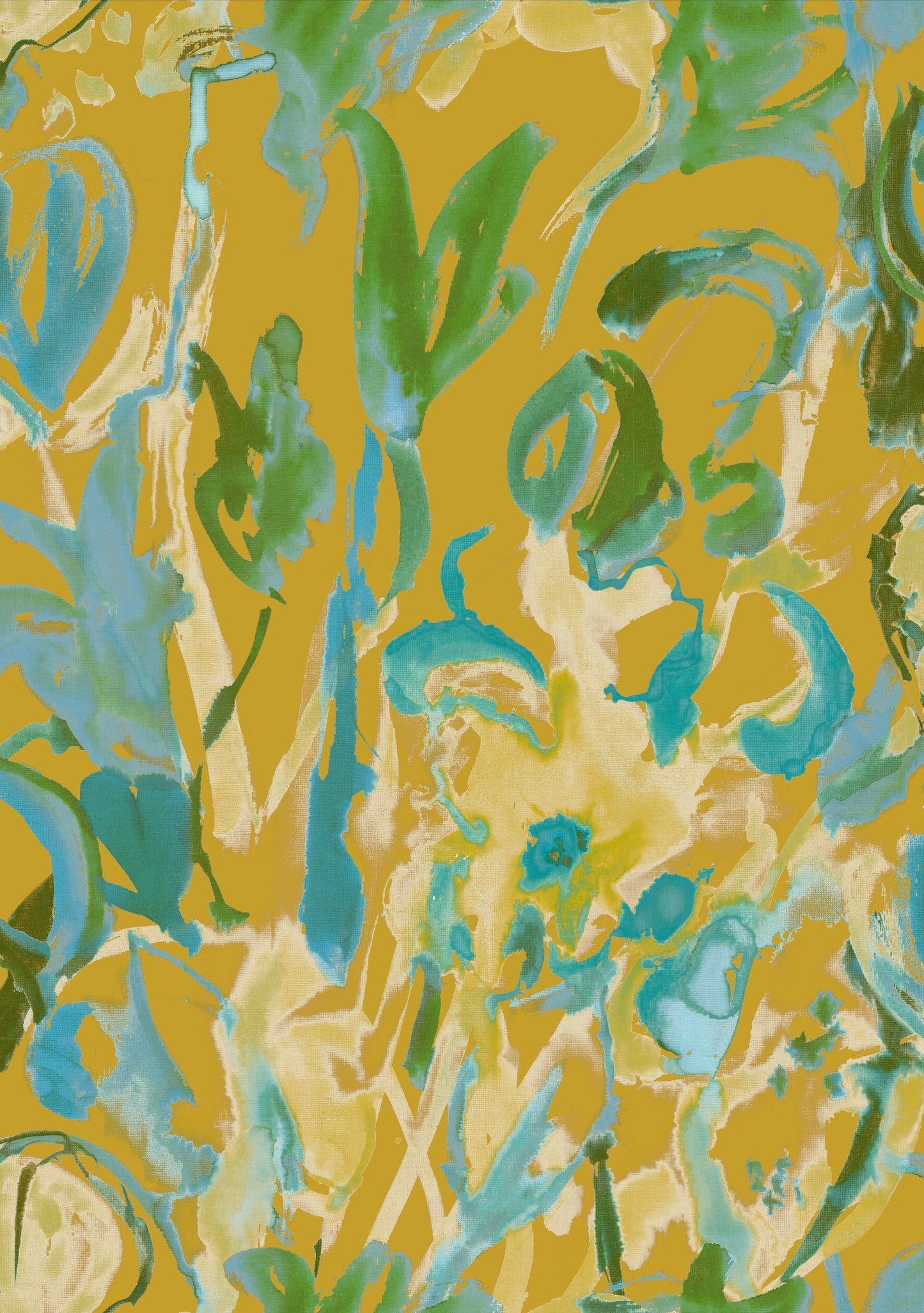 Watercolour Floral Wallpaper