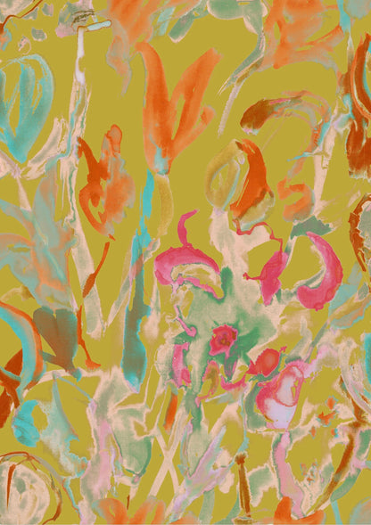 Watercolour Floral Wallpaper