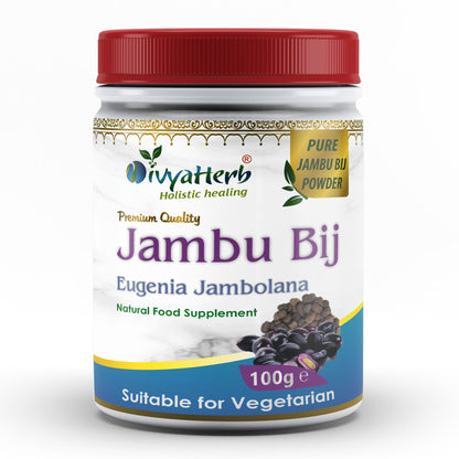DivyaHerb Jambu Bij Powder 100 gram - Daily Wellness Support