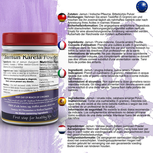 Aushadh Jamun Karela Powder 100 gram - Daily Wellness Support