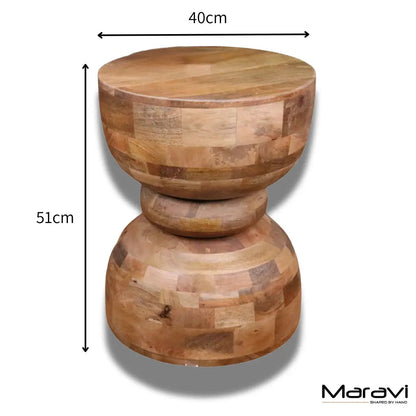 Jivana Mango Wood Side Table