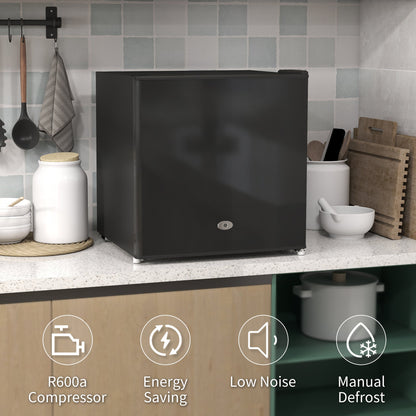 HOMCOM 35L Mini Freezer, -24℃ to -14℃ Temperature - Black