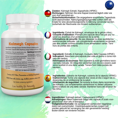 Ayushya Andrographis Kalmegh Chirata Capsules Liver & Immune Wellness Support - Vegan, Gluten Free, Non-GMO, 60 Capsules