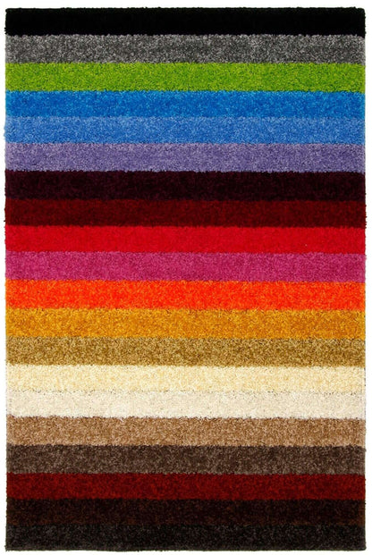 Alya Striped Multicolour Rugs | 117M
