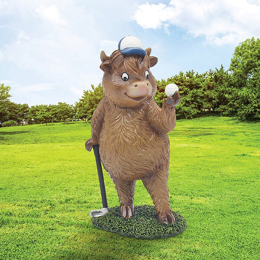 Brown Highland Cow Hobbies Golf