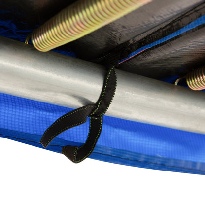 HOMCOM 12FT Replacement Trampoline Pad Thick Foam Safety Φ366cm Spring Cover Bounce Padding - Multi Coloured