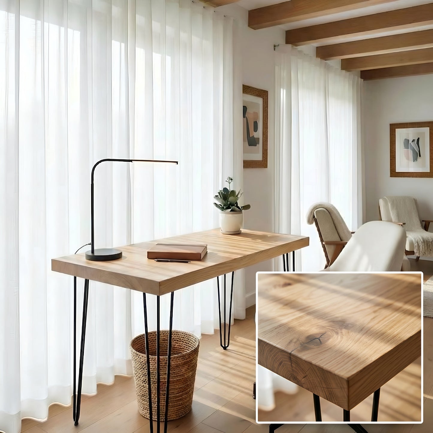 LARIA Oak Study Table / Desk