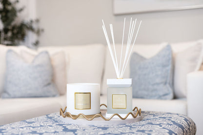 Luxury Square Diffuser - Rosa blanco