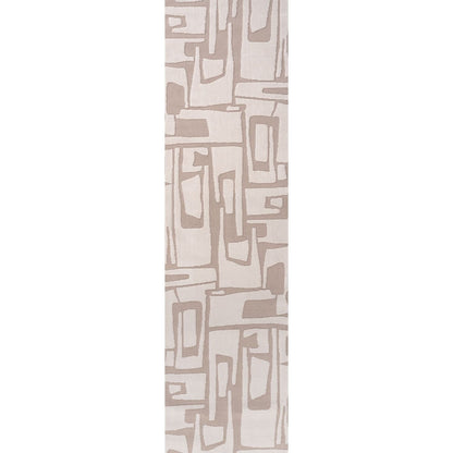 Loft Abstract Beige Rug