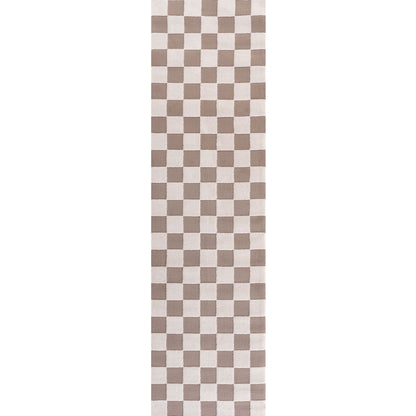 Loft Checkerboard Beige Rug