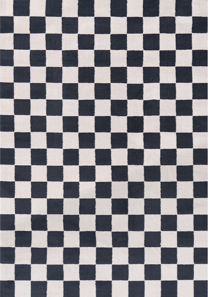 Loft Checkerboard Blue Rug