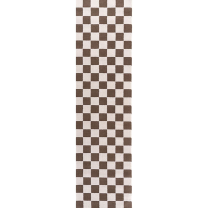 Loft Checkerboard Brown Rug
