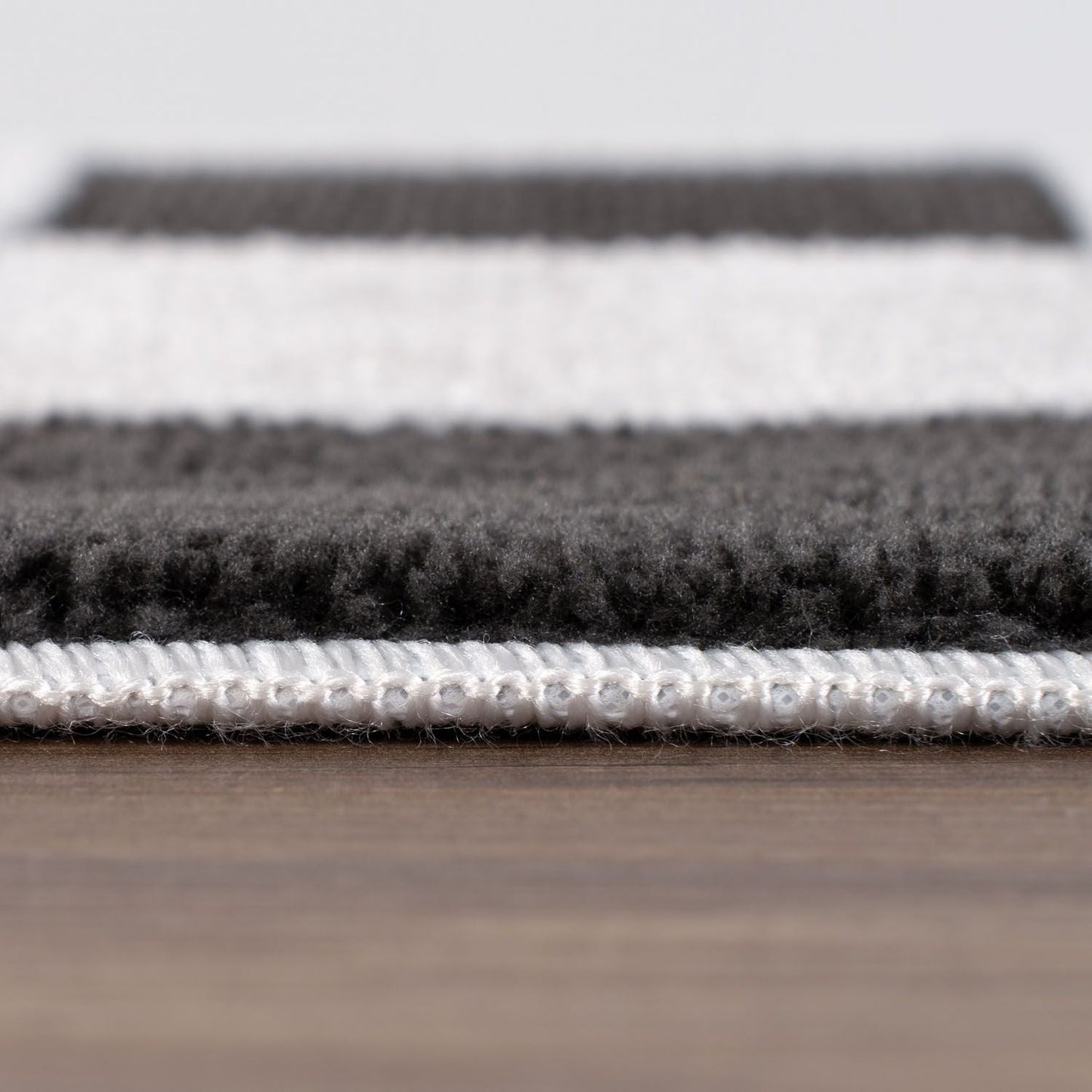 Loft Checkerboard Dark Grey Rug