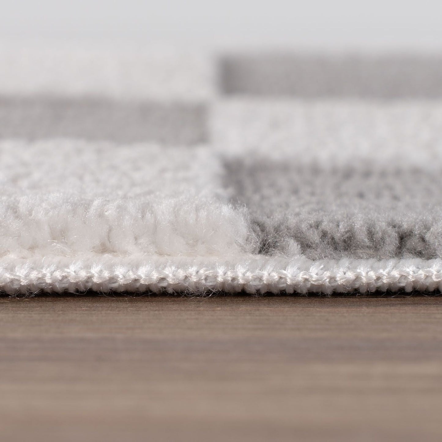 Loft Checkerboard Grey Rug