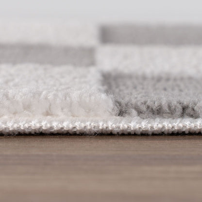 Loft Checkerboard Grey Rug