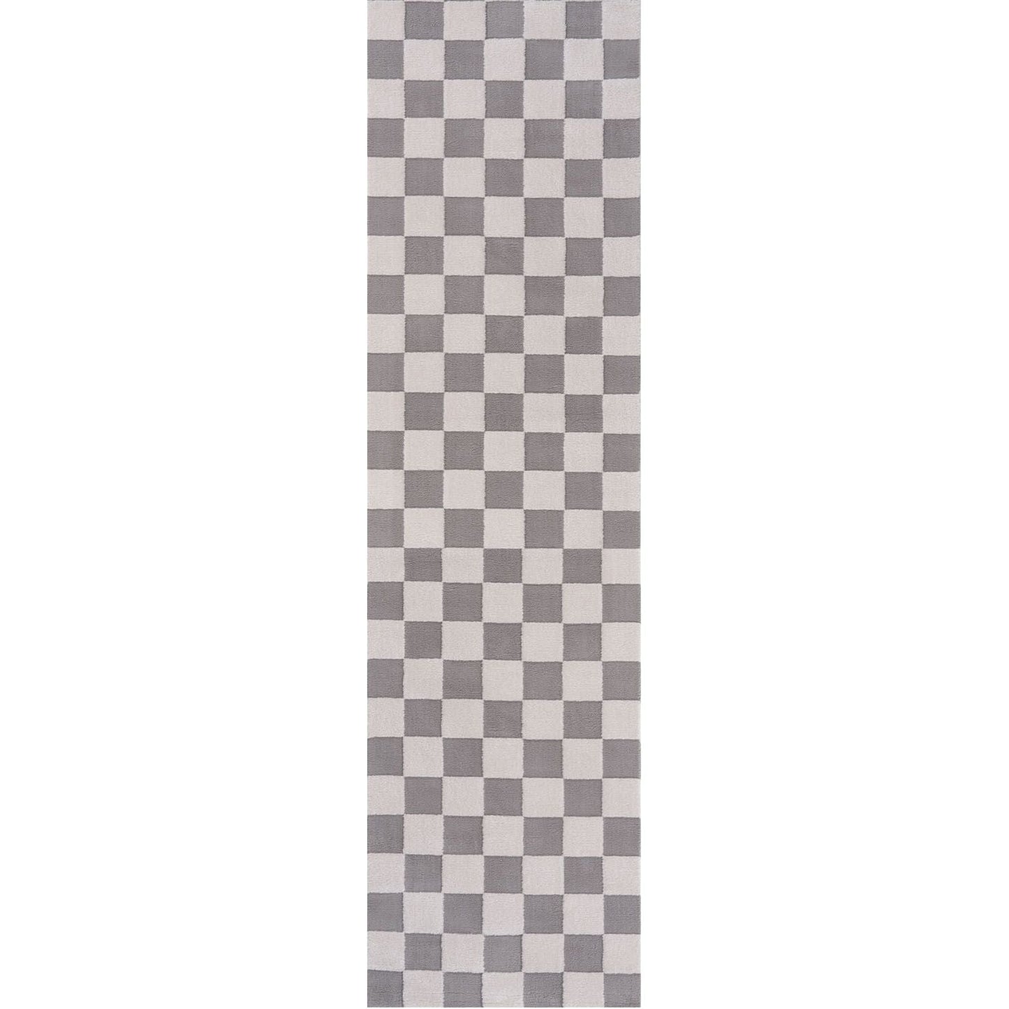 Loft Checkerboard Grey Rug