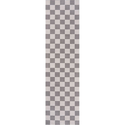 Loft Checkerboard Grey Rug